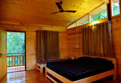Wooden House Bedroom